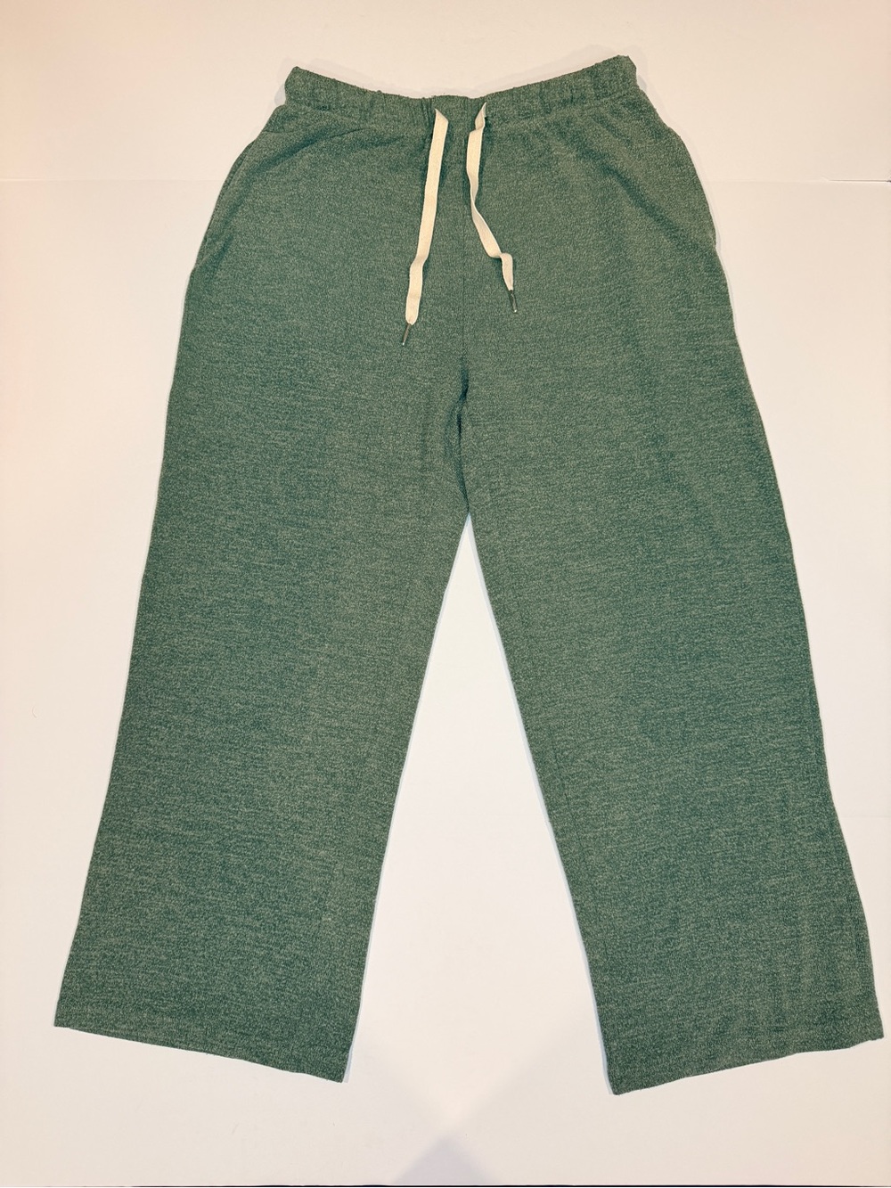 Men's Green Knit Drawstring Joggers